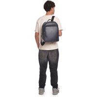 Minimalistischer Lederrucksack Unisex-Design