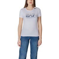 EA7 Baumwoll T-Shirt mit Logo