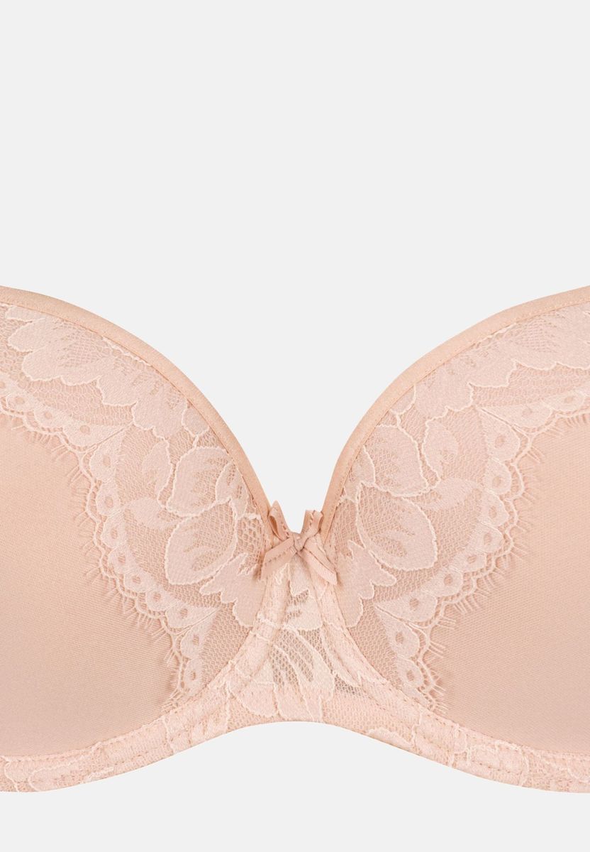 Bügel-BH mit Spitze und Schleife