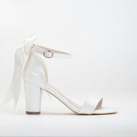 Noelle Bridal Heeled Sandalen with Ribbon
