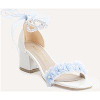 Jasmine Lace Bridal Niedrig Absatz Sandalen (Women)