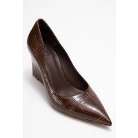 Puera Spitzer Zehenbereich Keilabsatz Pumps (Damen)