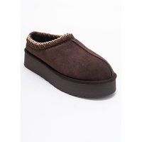 Avelia Leder Winter Hausschuhe