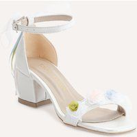 Grazia Lace Block Absatz Bridal Sandalen
