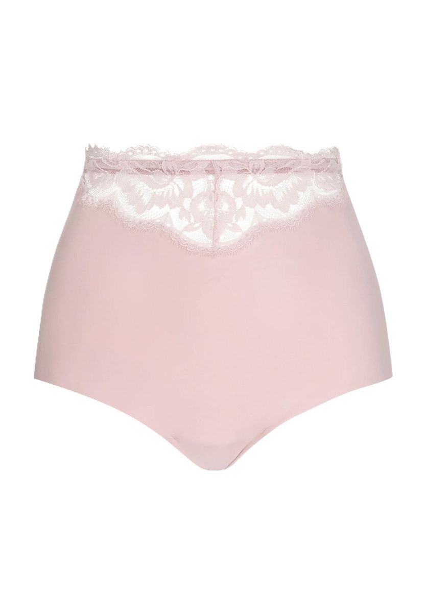 Elegante, hochtaillierte Spitzenslips