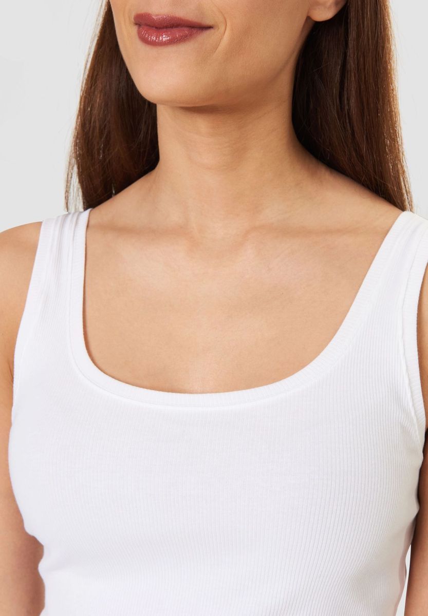 Bio-Baumwoll Tanktop, Slim Fit