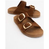 Ovesta Soft Fußbett Leder Slide Sandale (Women)