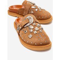 Maril Leder Schnallen Sandale