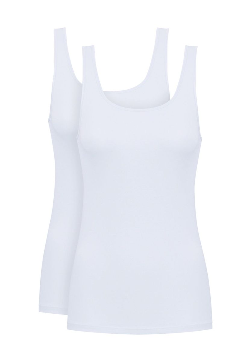 Klassisches Tank Top Set aus Stretch-Baumwolle