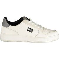 Minimalistische weiße Sneaker im Court-Stil
