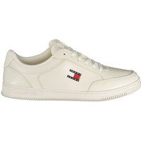 Minimalistische weiße Sneaker im Court-Stil