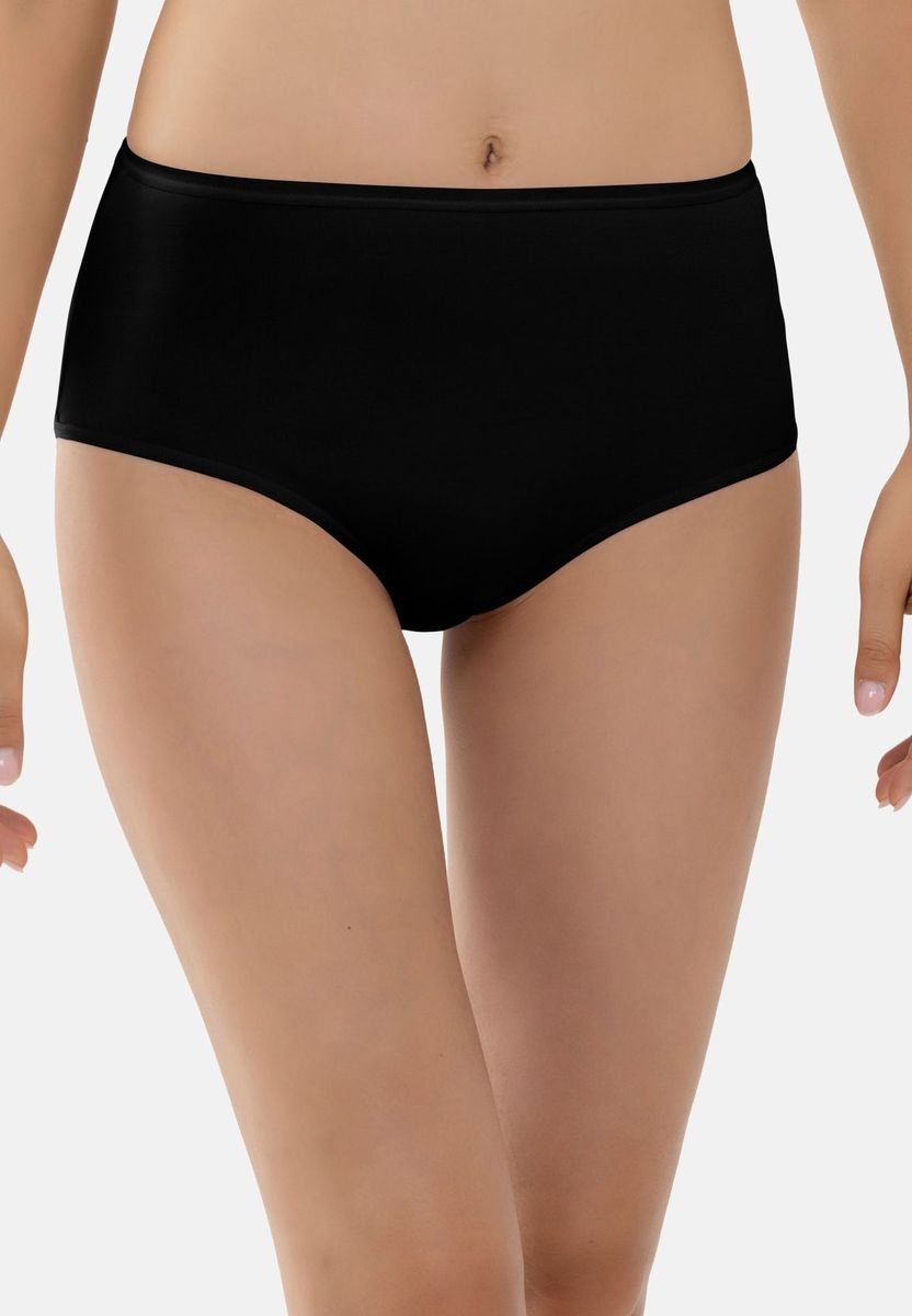 Taillen Slips Schwarz Doppelpack