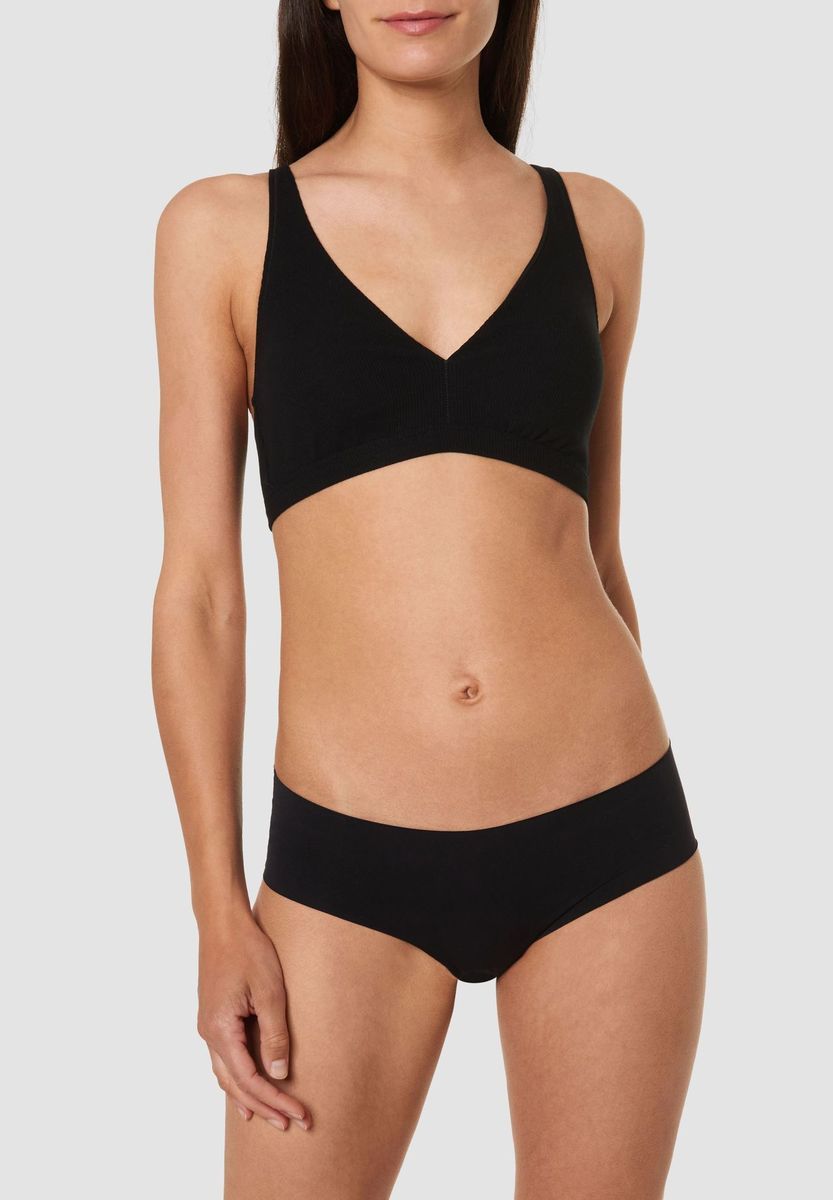 Bügelloser Triangel-BH aus Bio-Baumwolle