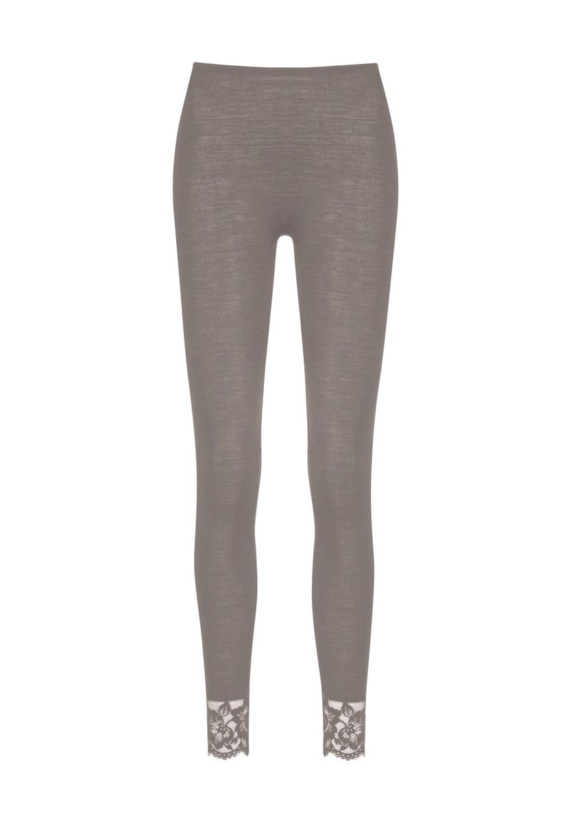 Bequeme Lounge Leggings aus Wolle-Seide