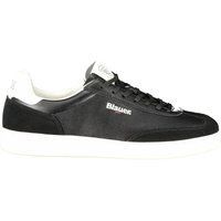 Schwarze Herren Court Sneaker für Herren