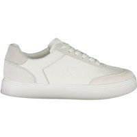 Moderner weißer minimalistischer Court Sneaker