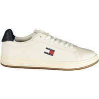 Klassischer weißer Leder-Court-Sneaker