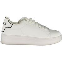 Minimalistische weiße Mode-Sneakers