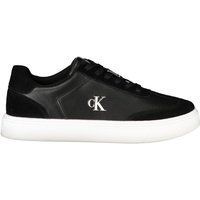 Schwarze Low-Profile Mode-Sneakers