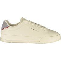 Tommy Hilfiger Creme Leder Low-Top Sneaker