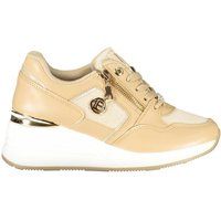 Beige Keilabsatz Mode Sneakers