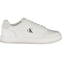 Elegante weiße, minimalistische Mode-Sneakers