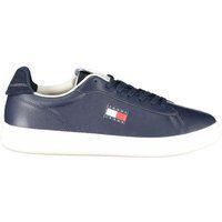 Klassische marineblaue Leder-Freizeitsneaker