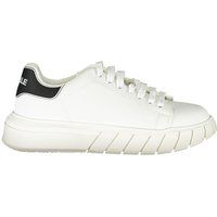 Moderne weiße Plateau-Sneakers