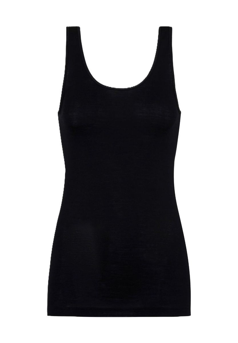 Tanktop aus Woll- und Seidenmischung