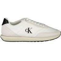 Weiße Lifestyle-Sneaker mit niedrigem Profil