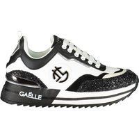 Klobige Glitzer Plateau Sneakers