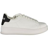 Weiße Plateau Low-Top Sneaker
