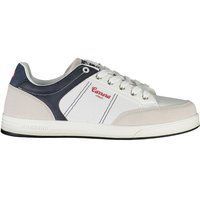 Weißer lässiger Low-Top-Sneaker