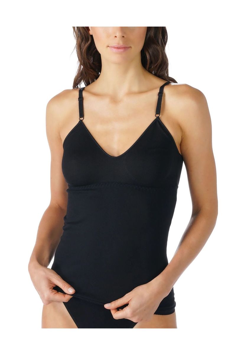 Baumwoll-Camisole-Top mit verstellbaren Trägern