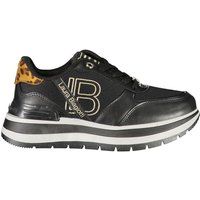 Modische Plateau-Sneakers mit Logo-Detail
