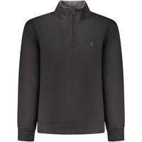 Herren Baumwoll-Sweatshirt mit halbem Reißverschluss