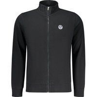 Schwarzes Baumwoll-Sweatshirt für Herren