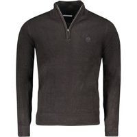 Herren Acryl Strickpullover mit halbem Reißverschluss