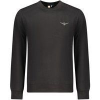 Herren Militär Logo Rundhals Sweatshirt