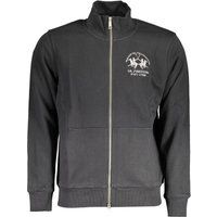 Herren Sweatshirt aus schwarzem Baumwollmischgewebe