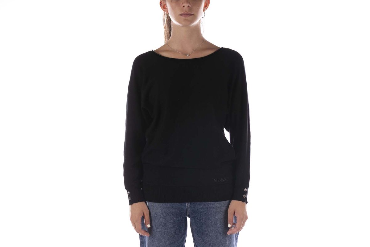 Damen Langarm Boot Ausschnitt Pullover