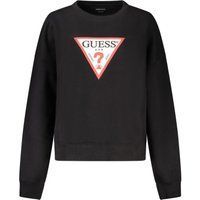 Schwarzes Oversized Logo Sweatshirt
