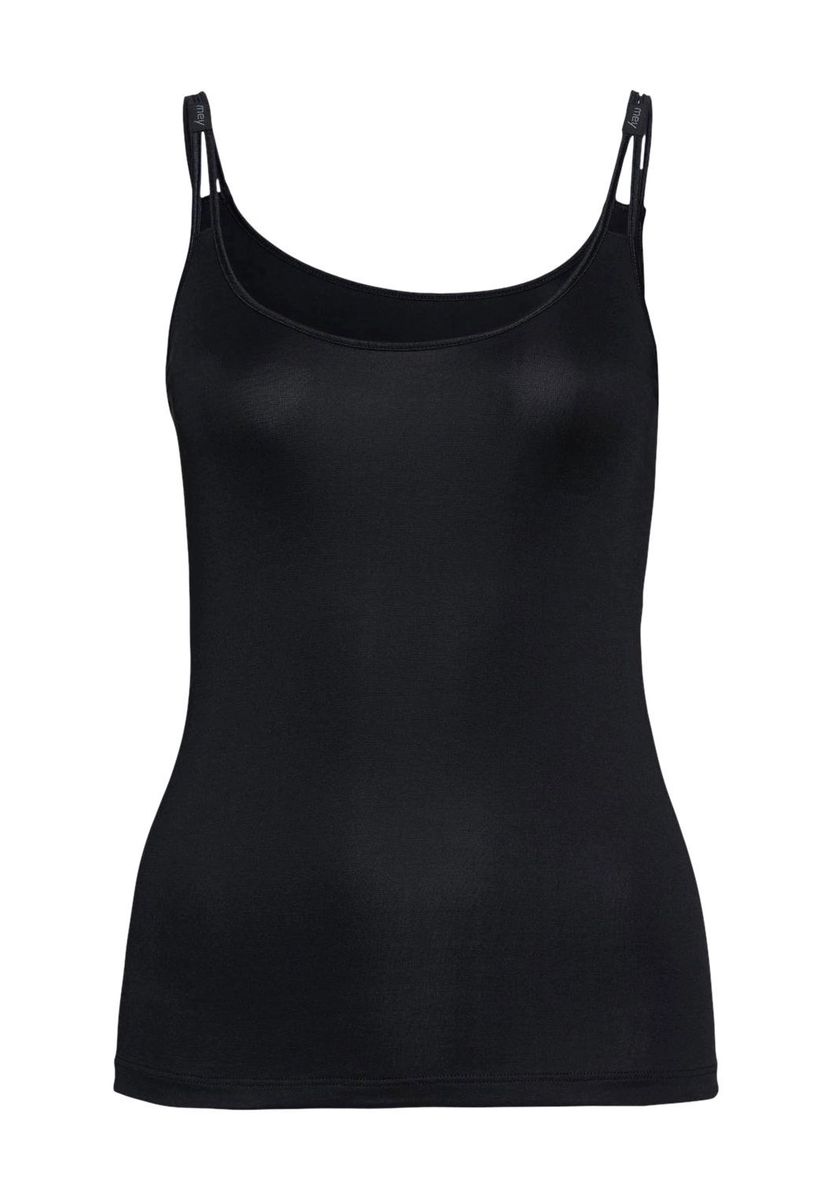 Klassisches schwarzes Camisole mit dünnen Trägern