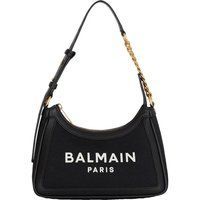 Canvas Schultertasche mit Logo