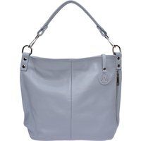 Ledertasche mit Schulterriemen und Reißverschluss