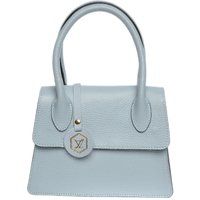 Strukturierte Ledertasche mit Henkel