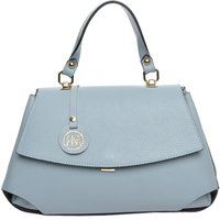 Strukturierte Handtasche mit Griff oben