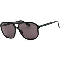 Pilot Sonnenbrille mit schwarzem Rahmen