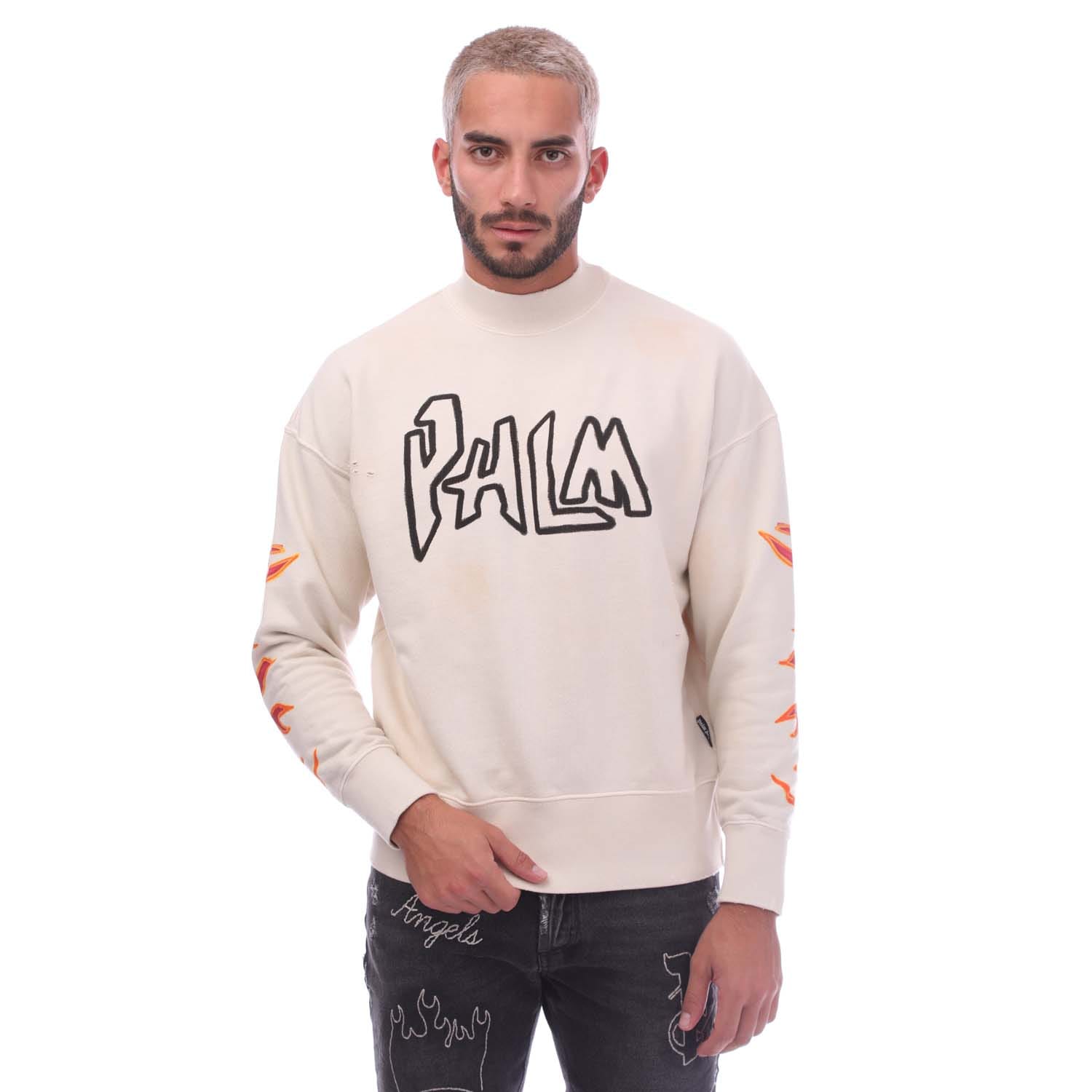 Sweatshirt mit Grafikdruck und Stehkragen