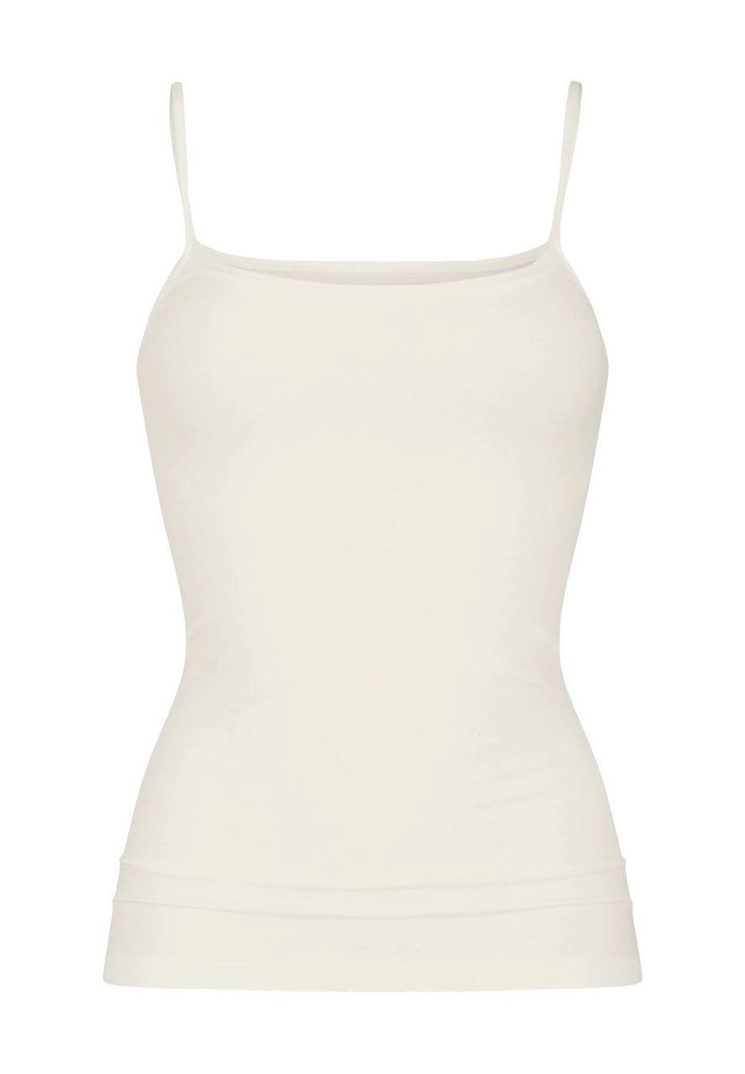 Bio-Baumwoll Tank Top mit Spaghetti-Trägern